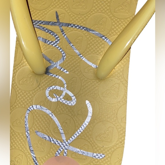 LAST 1 - NEW Roxy glitter flip flops/thongs/sandals - Picture 6 of 10